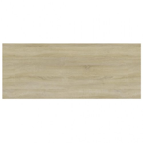 Boghylder 4 stk. 100x40x1,5 cm konstrueret træ sonoma-eg