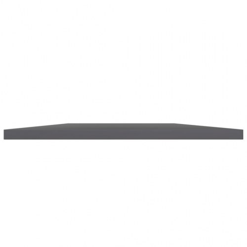 Boghylder - 4 stk. 100×40×1,5 cm i konstrueret træ, grå højglans