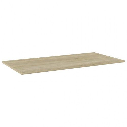 Boghylder 4 stk. 100 x 50 x 1,5 cm i konstrueret træ sonoma-eg