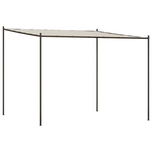 Pavillon 3x3 m 180 g/m² stof og stål hvid