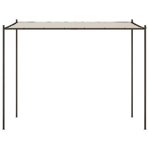 Pavillon 3x3 m 180 g/m² stof og stål hvid