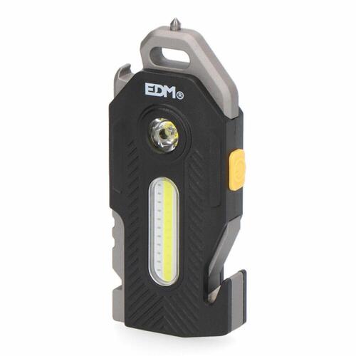 Multifunktionel lommelygte EDM 6 i 1 7 W 2,5 W 400 lm