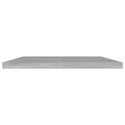 Boghylder - 4 stk. 60×20×1,5 cm i konstrueret træ, betongrå