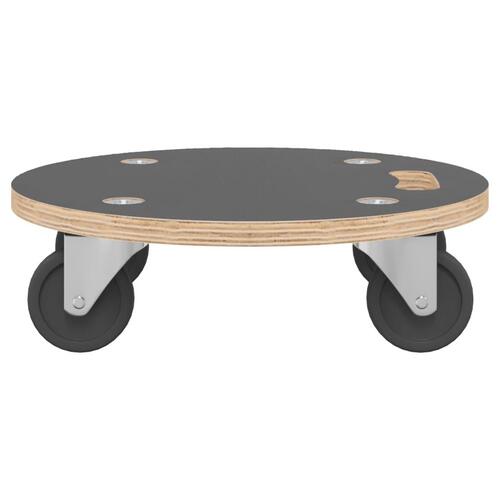 Møbelhunde 2 stk. Ø38x11,5 cm 250 kg rund
