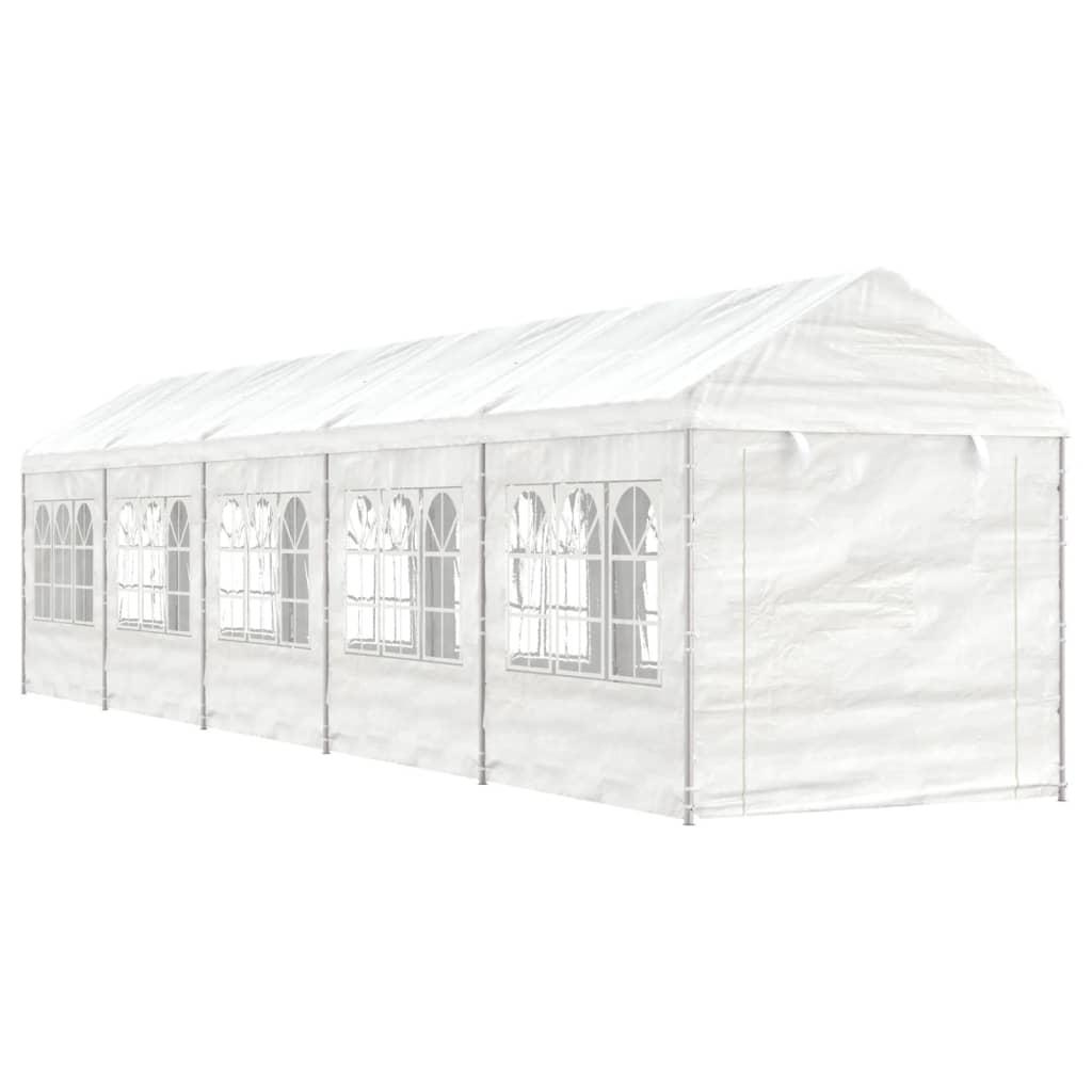 Pavillon Med Tag 1115x228x269 M Polyethylen Hvid