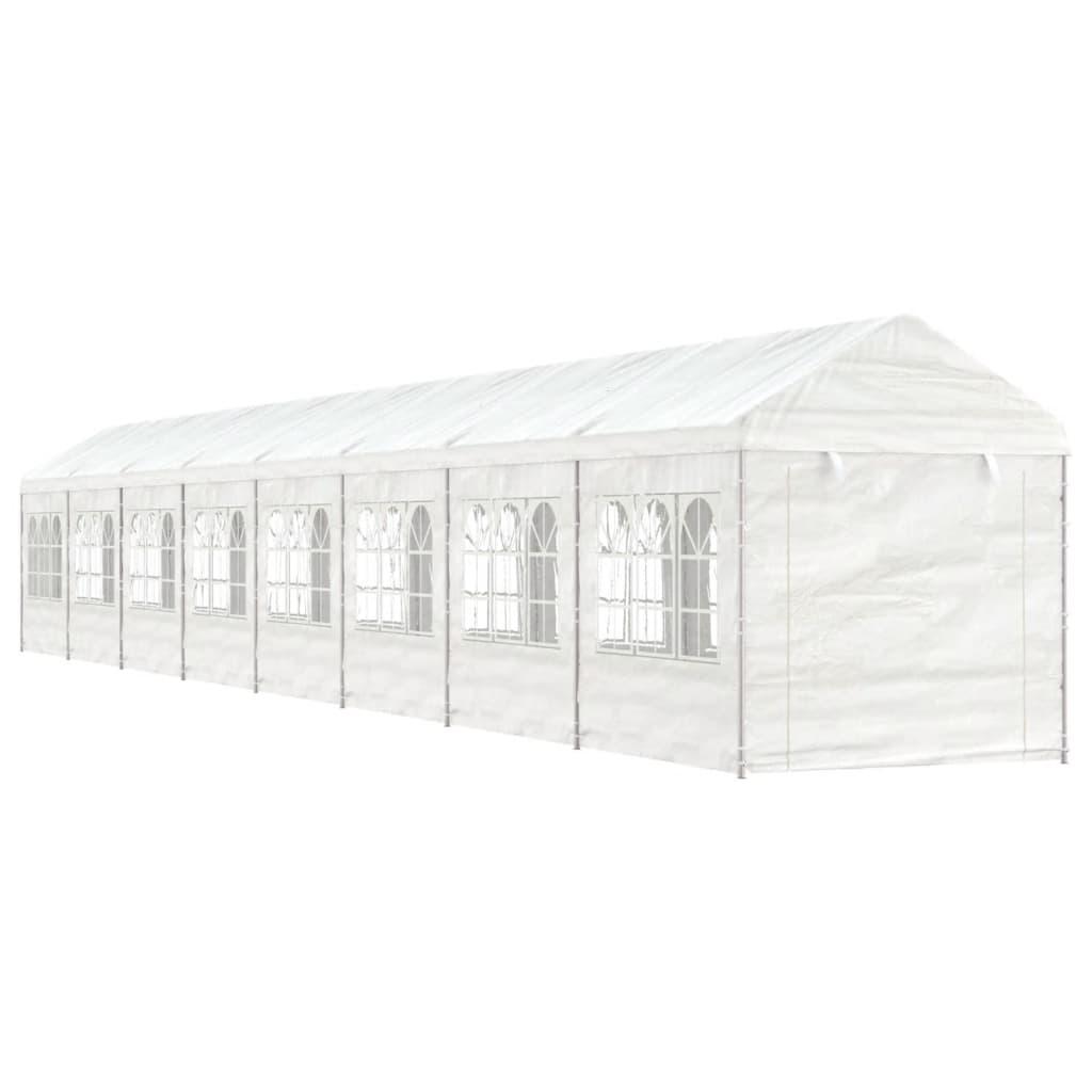 Pavillon Med Tag 1784x228x269 M Polyethylen Hvid