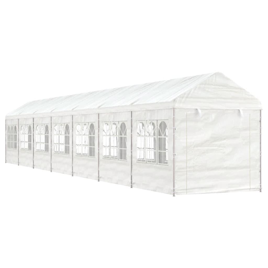 Pavillon Med Tag 1561x228x269 M Polyethylen Hvid