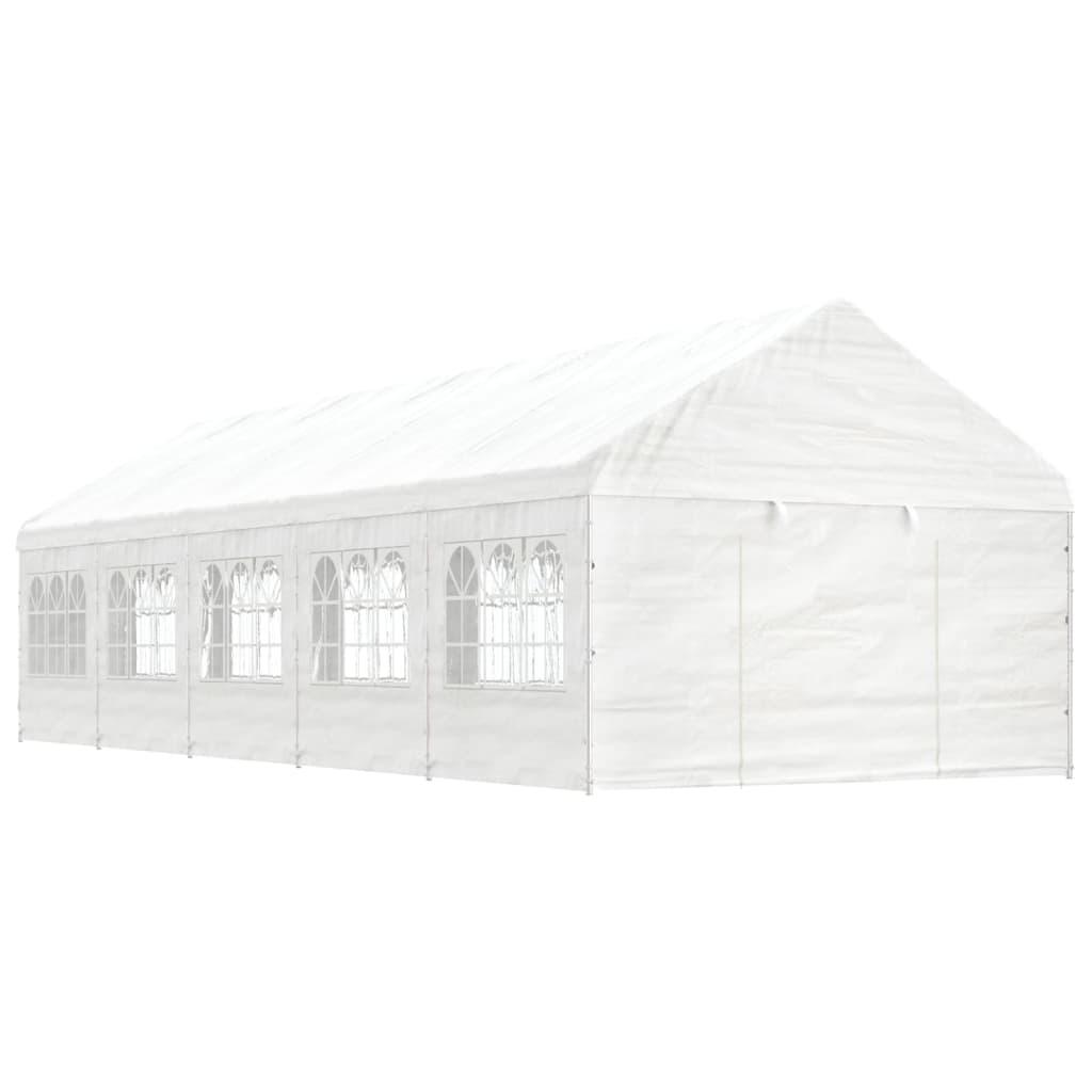 Pavillon Med Tag 1115x408x322 M Polyethylen Hvid