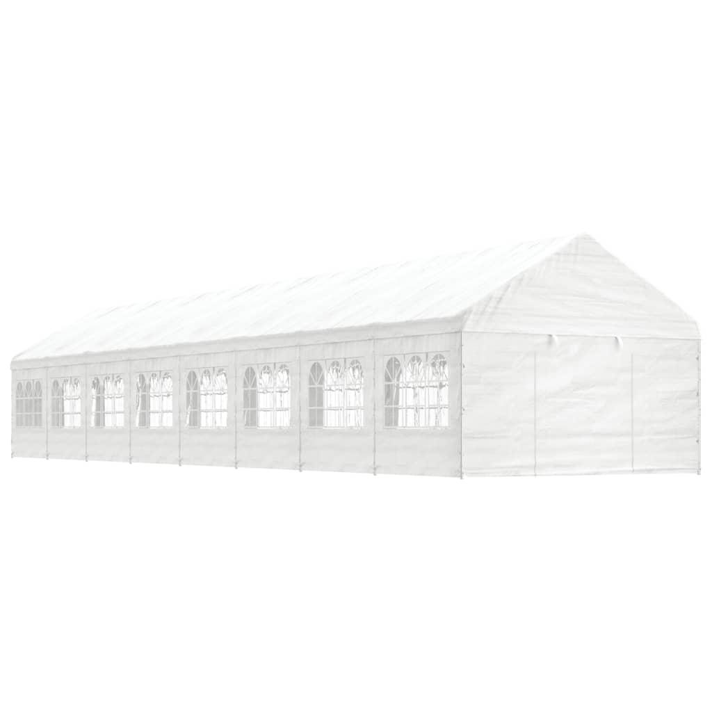 Pavillon Med Tag 1784x408x322 M Polyethylen Hvid