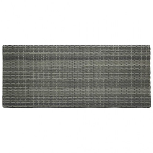 Barbord til haven 140,5x60,5x110,5 cm polyrattan grå