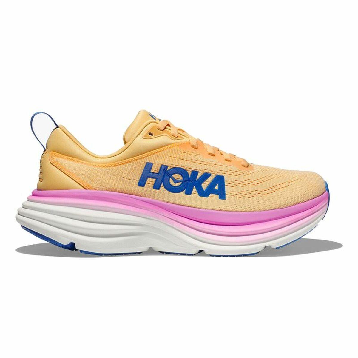 Løbesko til voksne HOKA Bondi 8 Impala/Cylcamen Dame 39 1/3