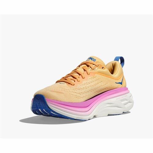Løbesko til voksne HOKA Bondi 8 Impala/Cylcamen Dame 41 1/3