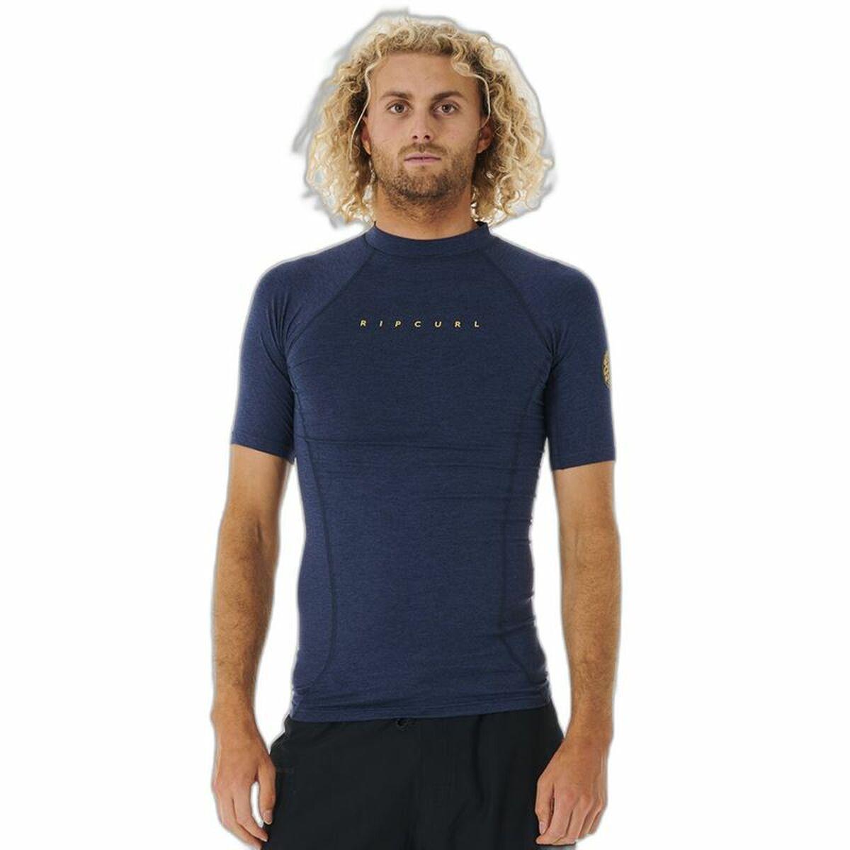 Bade T-shirt Rip Curl Dawn Patrol Perf Mørkeblå Mænd - S