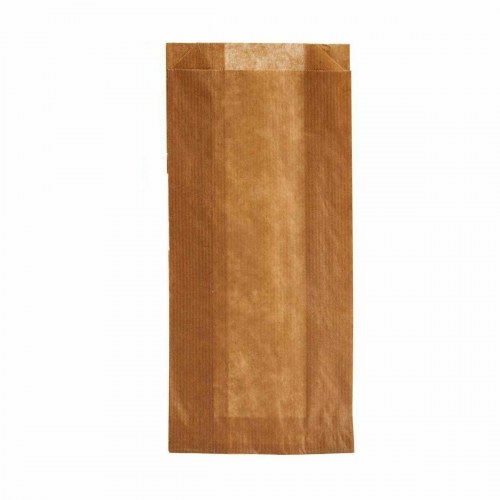 Kinvara kompostérbare madposer - brun celuloza, 28 stk. (10 × 34 cm og 11,5 × 5 × 19,5 cm)