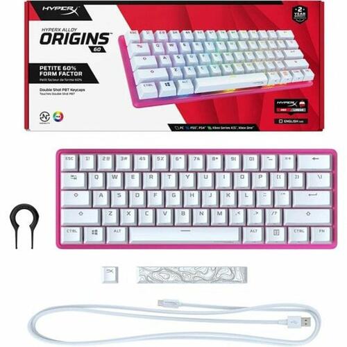 Tastatur Hyperx Alloy Origins 60 Qwerty US Pink