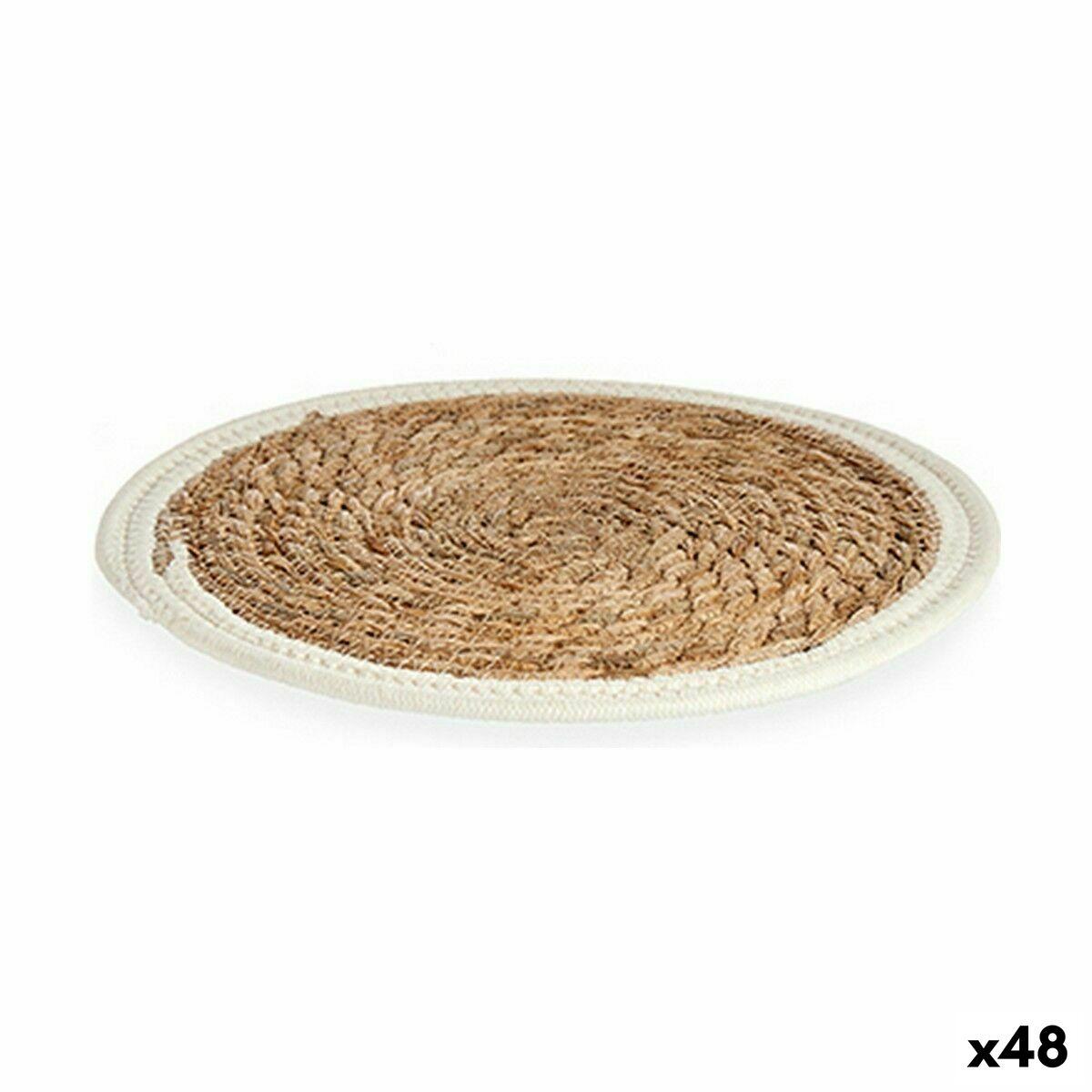 Dækkeserviet Natur Hvid 30 X 1 X 30 Cm 48 Enheder