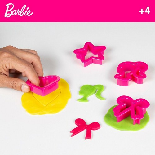 Barbie kreativt modellervoks-sæt med håndtaske - 8 dele, 300 g