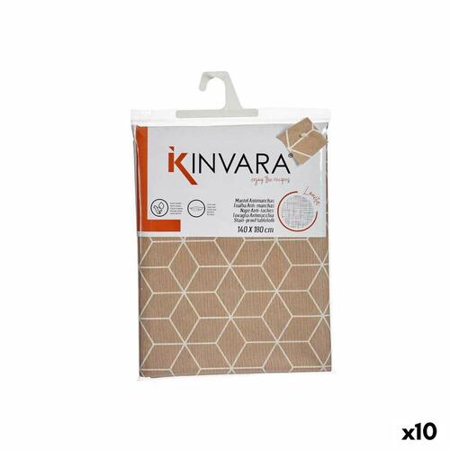 Dug Tyndt kanvas Anti-plet Abstrakt 140 x 180 cm Beige (10 enheder)