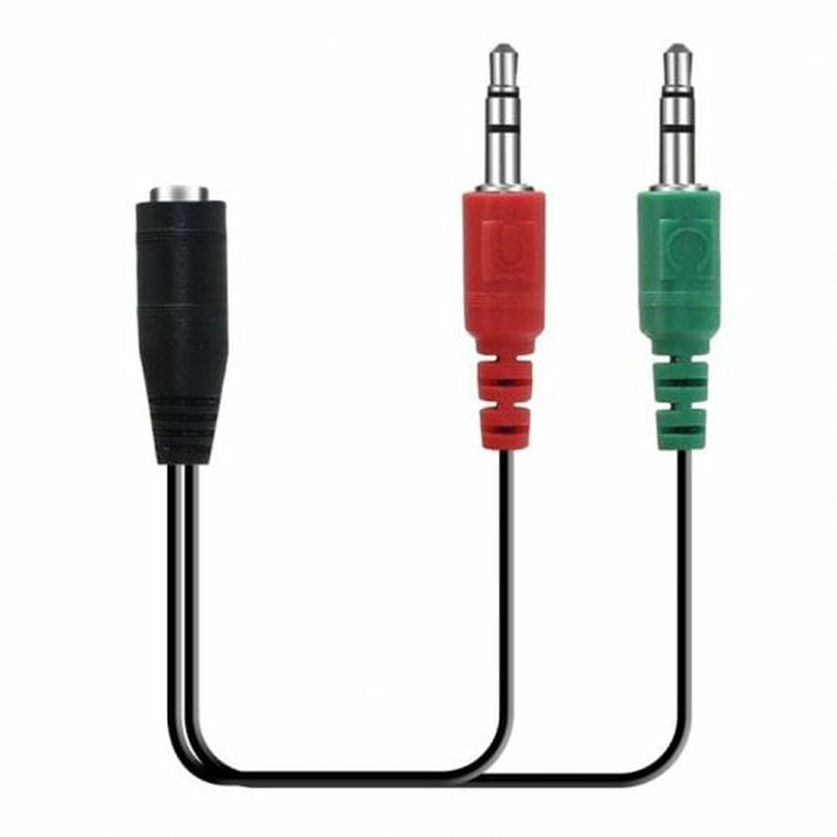 Jack 3.5mm Til Lyd Mikrokabel Pccom Essential
