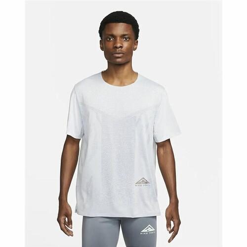 Kortærmet T-shirt til Mænd Nike Dri-FIT Rise 365 Hvid L