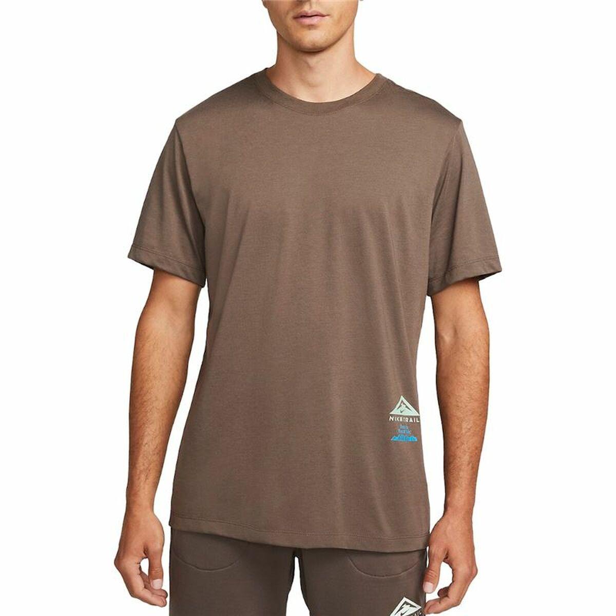 Kortærmet T-shirt til Mænd Nike Dri-FIT Brun M