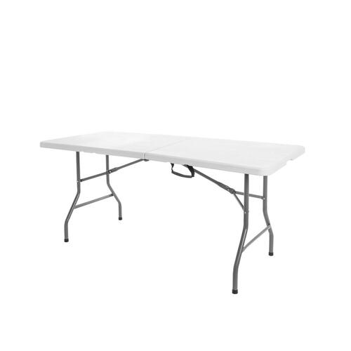 Sammenklappeligt bord Hvid Polyetylen HDPE 120 x 60 x 74 cm