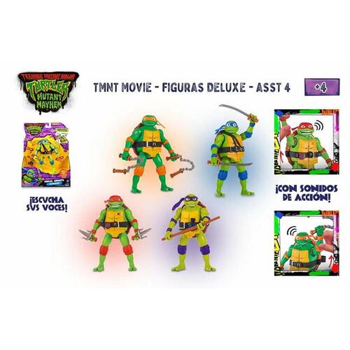 Samlet figur Teenage Mutant Ninja Turtles Deluxe 7 cm