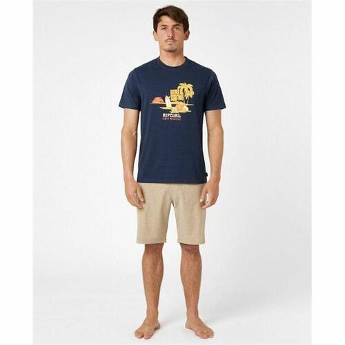 T-shirt Rip Curl Framed Marineblå Mænd M