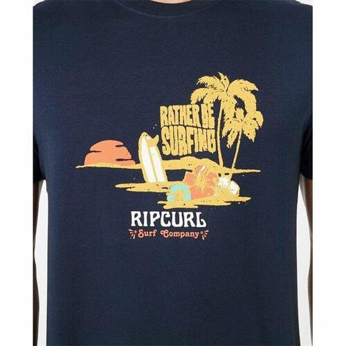 T-shirt Rip Curl Framed Marineblå Mænd XL
