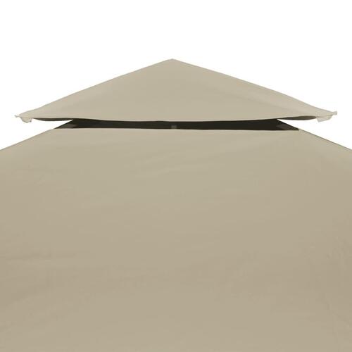 Baldakin til havepavillon 3x3 m 310 g/m² beige (OUTLET A)