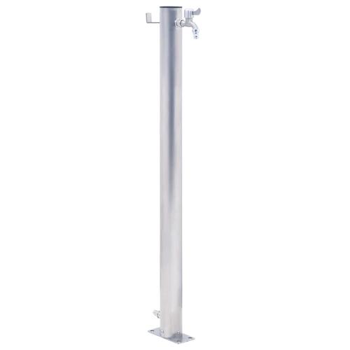 Vandsøjle 60 cm rund rustfrit stål