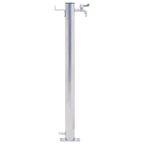 Vandsøjle 60 cm rund rustfrit stål