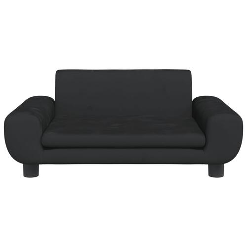 Hundeseng 70x45x33 cm velour sort