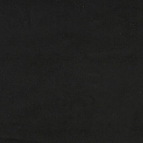 Sovesofa med chaiselong 275x140x70 cm velour sort