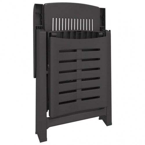 Havestol plastik antracitgrå