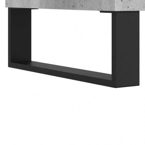 Sengeborde 2 stk. 40x30x50 cm konstrueret træ betongrå