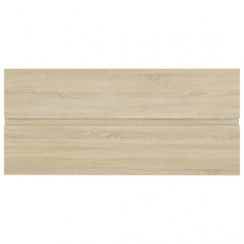 Skab til håndvask 100x38,5x45 cm konstrueret træ sonoma-eg