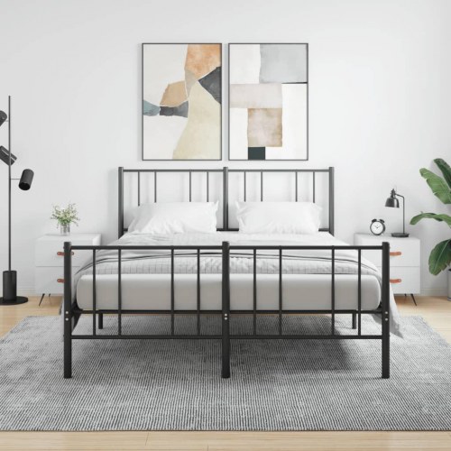Sengeborde 2 stk. med 2 skuffer - hvid, 40 x 35 x 47,5 cm