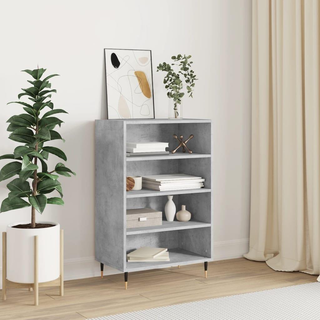 Højskab/skænk 57 × 35 × 90 cm - betongrå konstrueret træ