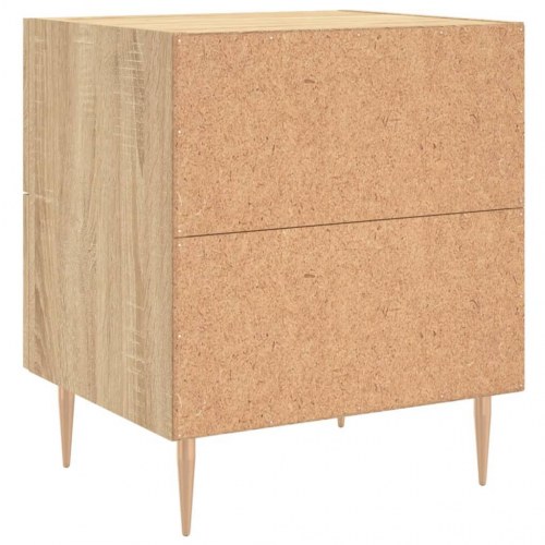 Sengeborde 2 stk. 40 x 35 x 47,5 cm - sonoma-eg
