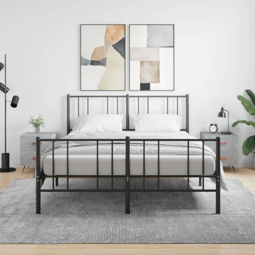 Sengeborde 2 stk. 40x35x47,5 cm konstrueret træ betongrå