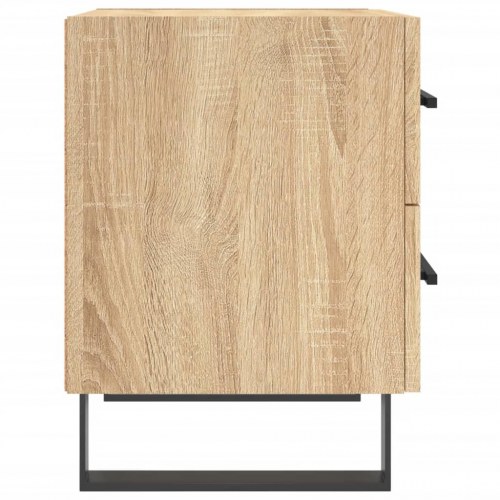 Sengeborde 2 stk. i sonoma-eg 40 x 35 x 47,5 cm