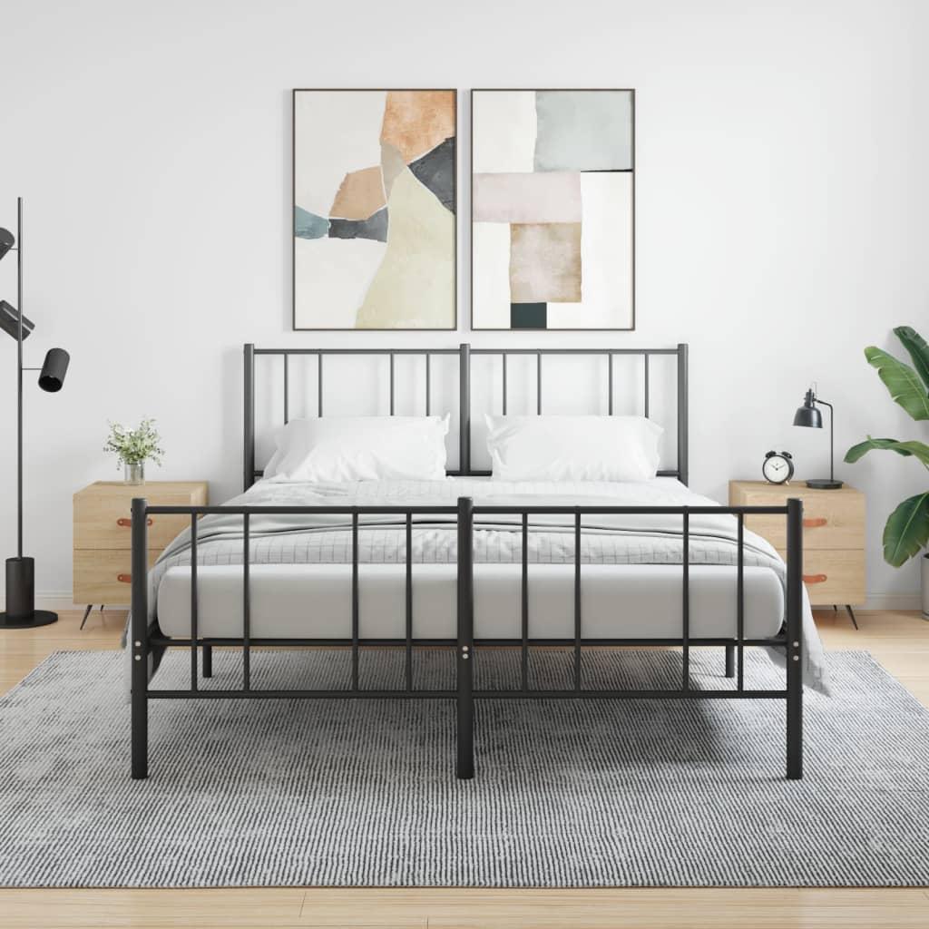 Sengeborde 2 stk. 40x35x47,5 cm konstrueret træ sonoma-eg billede