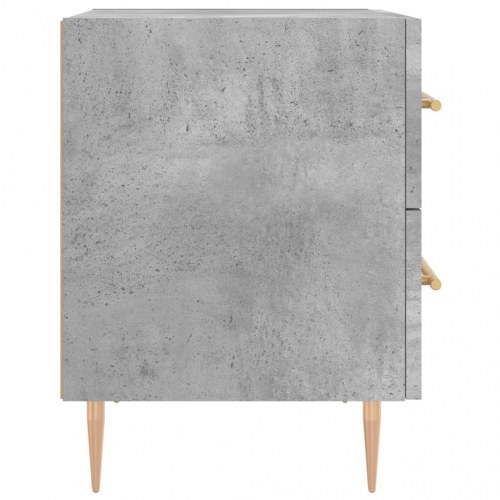 Sengeborde 2 stk. 40 x 35 x 47,5 cm - betongrå