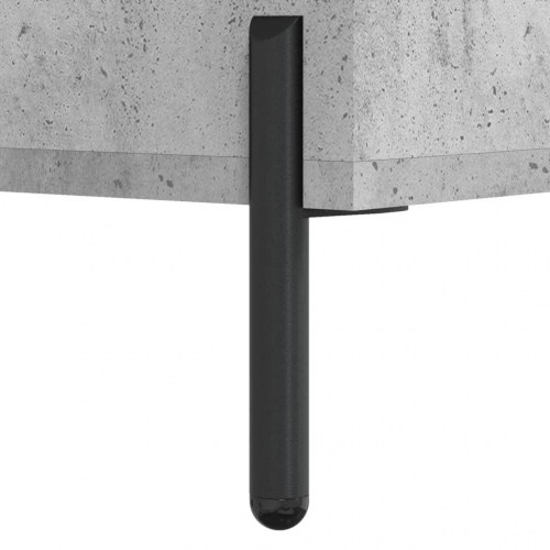 Sengebord med 2 skuffer - betongrå