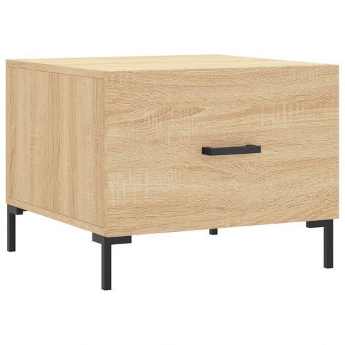 Sofabord 50x50x40 cm konstrueret træ sonoma egetræsfarve