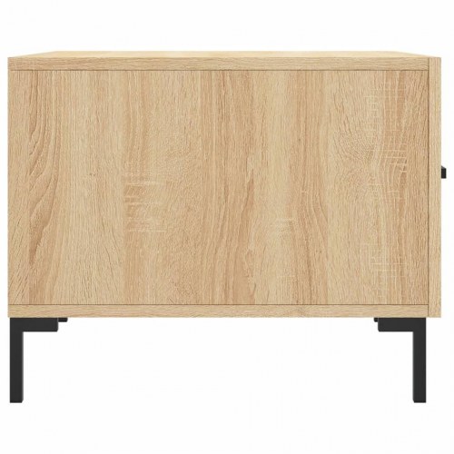 Sofabord 50x50x40 cm konstrueret træ sonoma egetræsfarve
