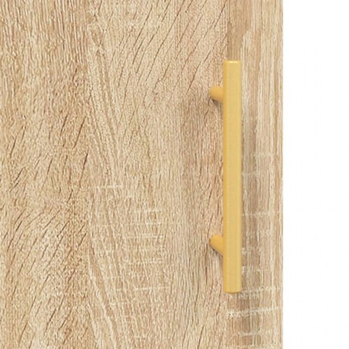 Skrivebord 140 × 50 × 75 cm i konstrueret træ - sonoma-eg
