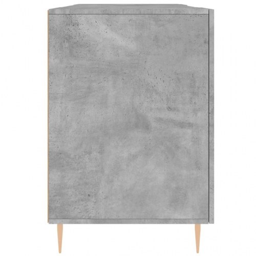 Skrivebord i konstrueret træ - 140 × 50 × 75 cm, betongrå