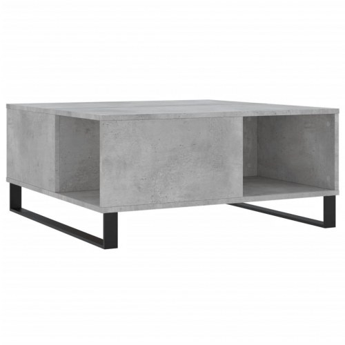 Sofabord 80x80x36,5 cm konstrueret træ betongrå